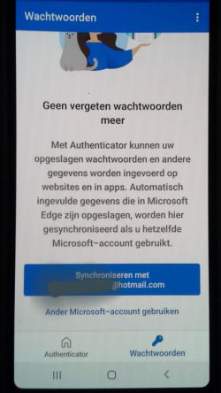 Authenticator telefoon te vertrouwen?